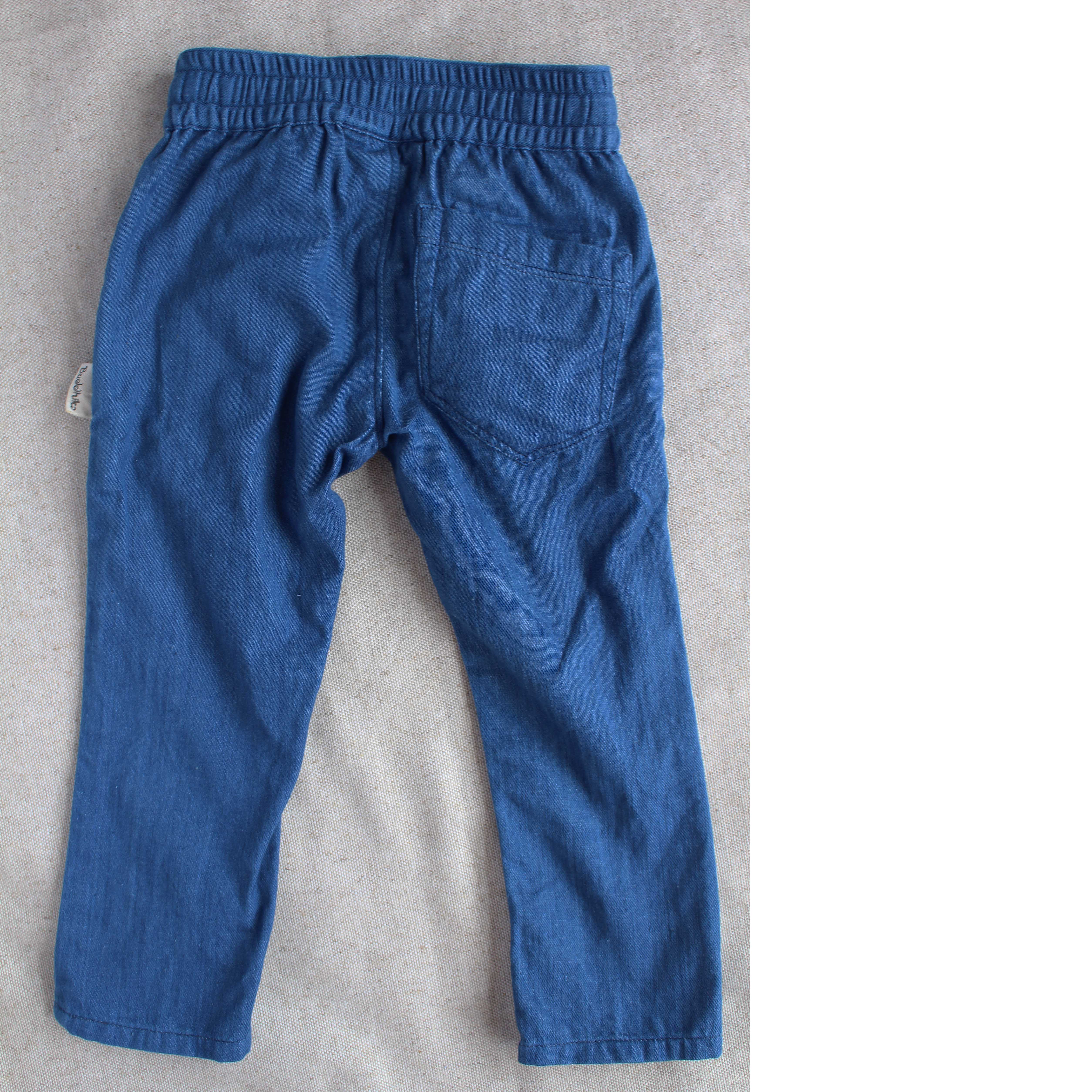 Pants in Natural Dyed Indigo Blue - Buddhika